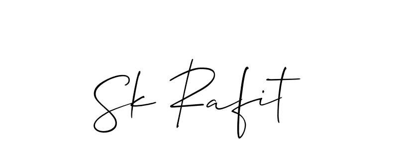 Once you've used our free online signature maker to create your best signature Allison_Script style, it's time to enjoy all of the benefits that Sk Rafit name signing documents. Sk Rafit signature style 2 images and pictures png