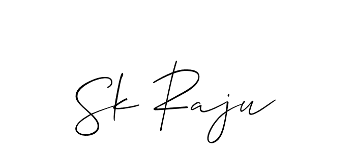 Best and Professional Signature Style for Sk Raju. Allison_Script Best Signature Style Collection. Sk Raju signature style 2 images and pictures png