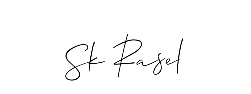 Make a beautiful signature design for name Sk Rasel. Use this online signature maker to create a handwritten signature for free. Sk Rasel signature style 2 images and pictures png