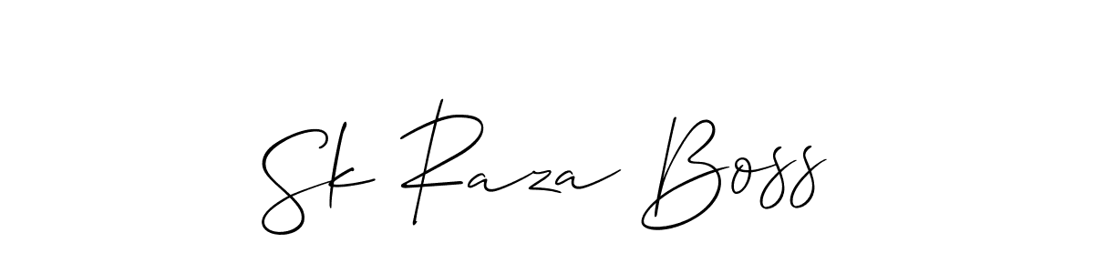 Once you've used our free online signature maker to create your best signature Allison_Script style, it's time to enjoy all of the benefits that Sk Raza Boss name signing documents. Sk Raza Boss signature style 2 images and pictures png