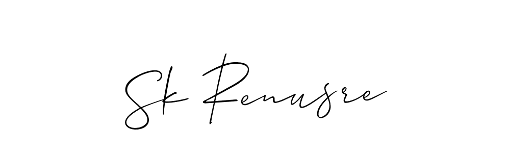 Similarly Allison_Script is the best handwritten signature design. Signature creator online .You can use it as an online autograph creator for name Sk Renusre. Sk Renusre signature style 2 images and pictures png
