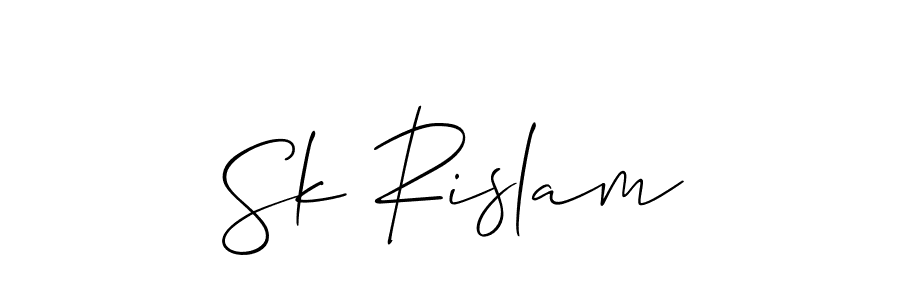 Best and Professional Signature Style for Sk Rislam. Allison_Script Best Signature Style Collection. Sk Rislam signature style 2 images and pictures png