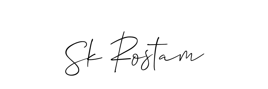 This is the best signature style for the Sk Rostam name. Also you like these signature font (Allison_Script). Mix name signature. Sk Rostam signature style 2 images and pictures png