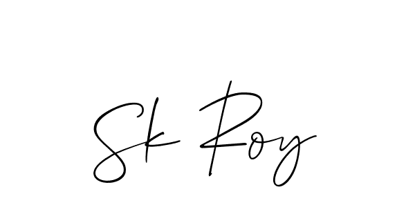 Create a beautiful signature design for name Sk Roy. With this signature (Allison_Script) fonts, you can make a handwritten signature for free. Sk Roy signature style 2 images and pictures png