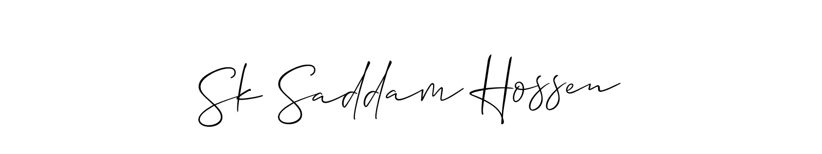 Make a beautiful signature design for name Sk Saddam Hossen. Use this online signature maker to create a handwritten signature for free. Sk Saddam Hossen signature style 2 images and pictures png