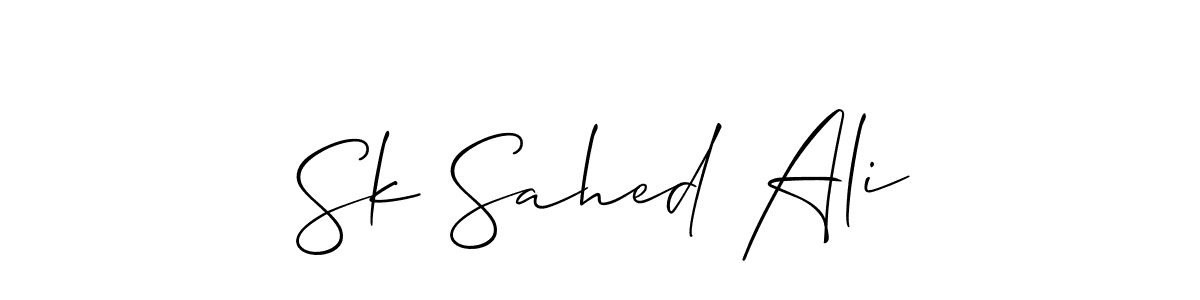 Here are the top 10 professional signature styles for the name Sk Sahed Ali. These are the best autograph styles you can use for your name. Sk Sahed Ali signature style 2 images and pictures png