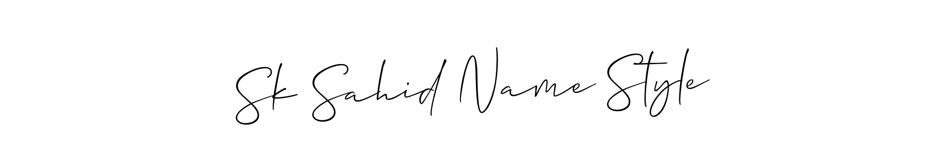See photos of Sk Sahid Name Style official signature by Spectra . Check more albums & portfolios. Read reviews & check more about Allison_Script font. Sk Sahid Name Style signature style 2 images and pictures png