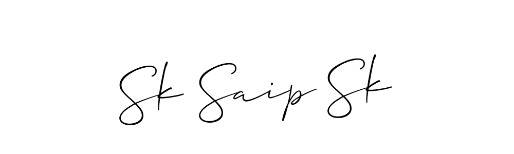 Make a short Sk Saip Sk signature style. Manage your documents anywhere anytime using Allison_Script. Create and add eSignatures, submit forms, share and send files easily. Sk Saip Sk signature style 2 images and pictures png