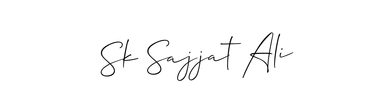 Once you've used our free online signature maker to create your best signature Allison_Script style, it's time to enjoy all of the benefits that Sk Sajjat Ali name signing documents. Sk Sajjat Ali signature style 2 images and pictures png