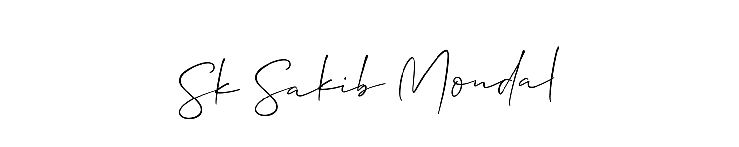 How to Draw Sk Sakib Mondal signature style? Allison_Script is a latest design signature styles for name Sk Sakib Mondal. Sk Sakib Mondal signature style 2 images and pictures png