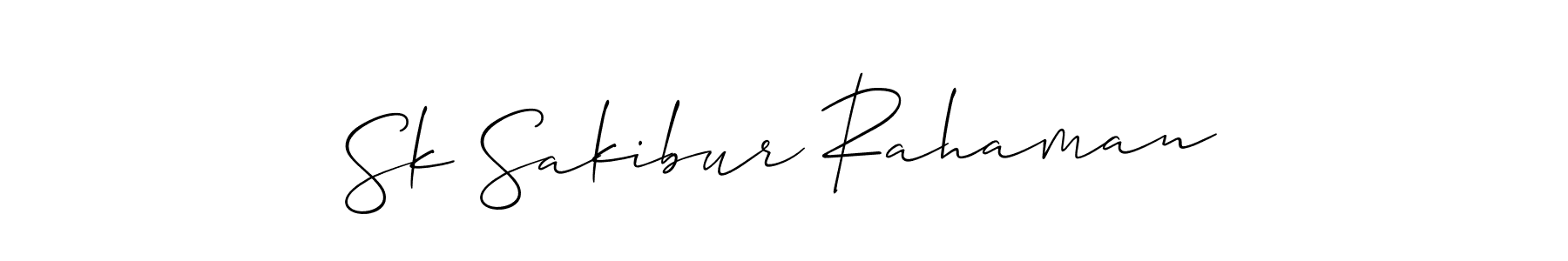 The best way (Allison_Script) to make a short signature is to pick only two or three words in your name. The name Sk Sakibur Rahaman include a total of six letters. For converting this name. Sk Sakibur Rahaman signature style 2 images and pictures png