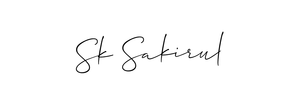 Sk Sakirul stylish signature style. Best Handwritten Sign (Allison_Script) for my name. Handwritten Signature Collection Ideas for my name Sk Sakirul. Sk Sakirul signature style 2 images and pictures png