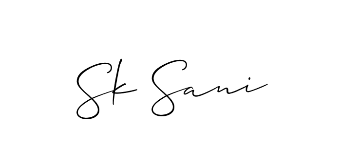 Check out images of Autograph of Sk Sani name. Actor Sk Sani Signature Style. Allison_Script is a professional sign style online. Sk Sani signature style 2 images and pictures png