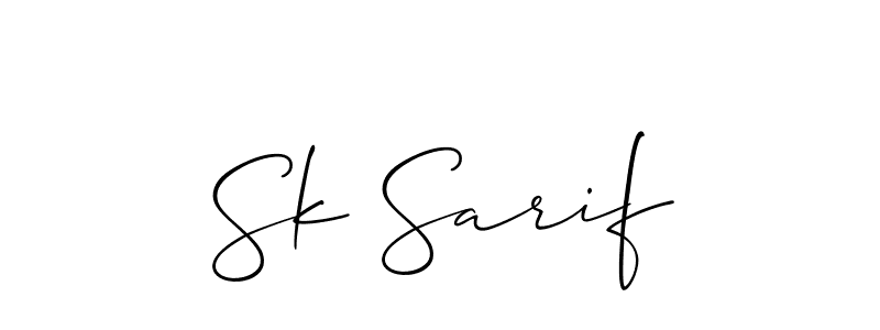 Similarly Allison_Script is the best handwritten signature design. Signature creator online .You can use it as an online autograph creator for name Sk Sarif. Sk Sarif signature style 2 images and pictures png