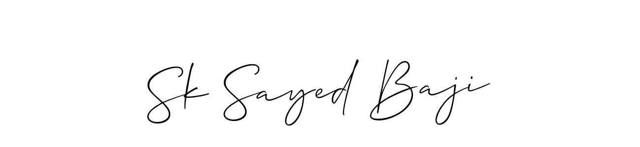 Once you've used our free online signature maker to create your best signature Allison_Script style, it's time to enjoy all of the benefits that Sk Sayed Baji name signing documents. Sk Sayed Baji signature style 2 images and pictures png