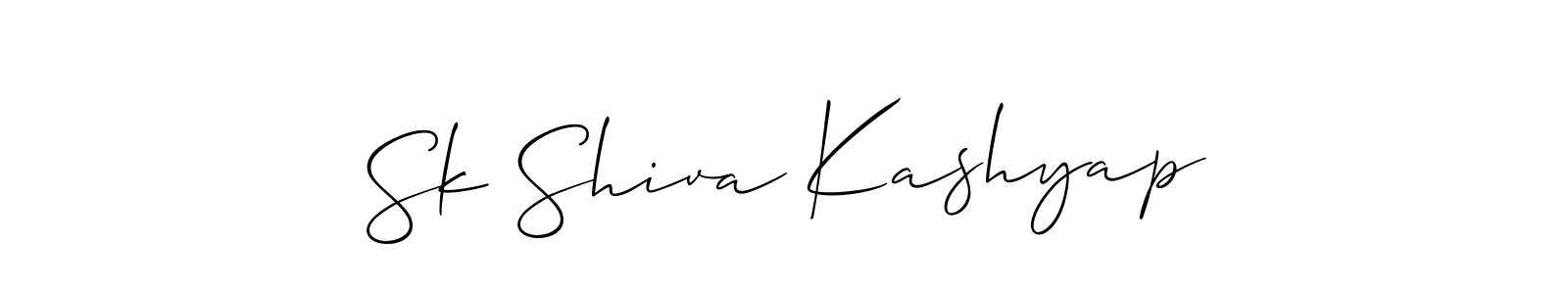 Make a beautiful signature design for name Sk Shiva Kashyap. Use this online signature maker to create a handwritten signature for free. Sk Shiva Kashyap signature style 2 images and pictures png