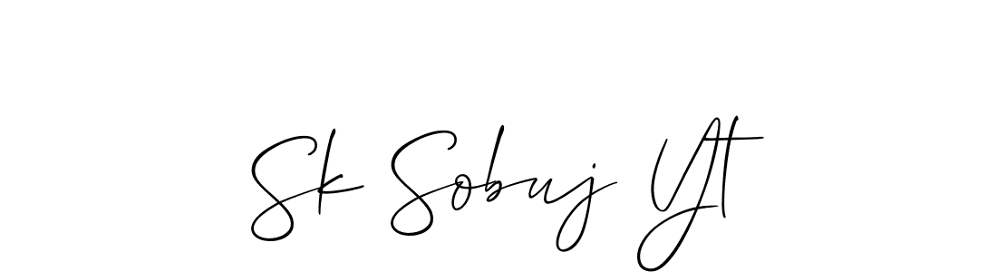 You can use this online signature creator to create a handwritten signature for the name Sk Sobuj Yt. This is the best online autograph maker. Sk Sobuj Yt signature style 2 images and pictures png
