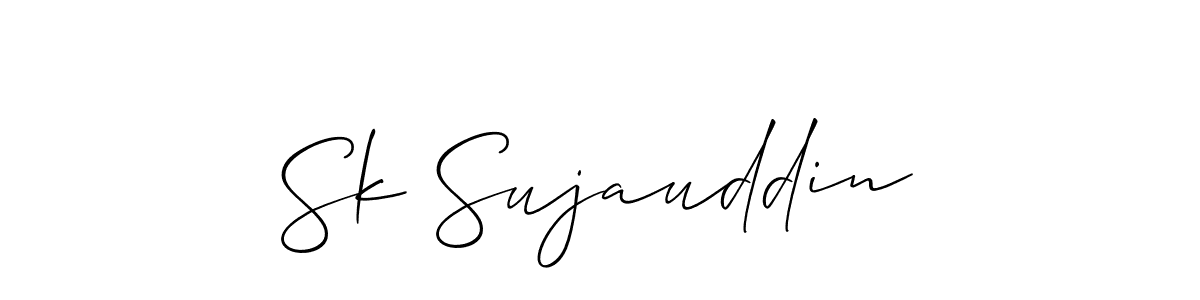 if you are searching for the best signature style for your name Sk Sujauddin. so please give up your signature search. here we have designed multiple signature styles  using Allison_Script. Sk Sujauddin signature style 2 images and pictures png