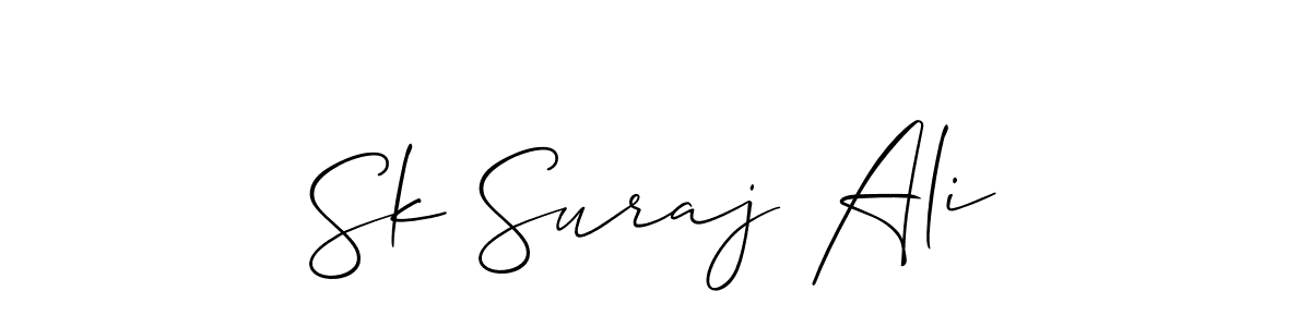 Make a short Sk Suraj Ali signature style. Manage your documents anywhere anytime using Allison_Script. Create and add eSignatures, submit forms, share and send files easily. Sk Suraj Ali signature style 2 images and pictures png