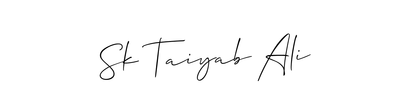 Here are the top 10 professional signature styles for the name Sk Taiyab Ali. These are the best autograph styles you can use for your name. Sk Taiyab Ali signature style 2 images and pictures png