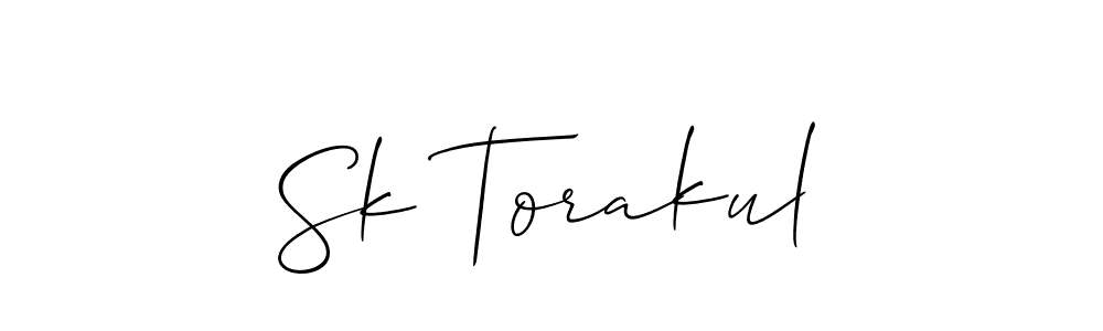 Similarly Allison_Script is the best handwritten signature design. Signature creator online .You can use it as an online autograph creator for name Sk Torakul. Sk Torakul signature style 2 images and pictures png
