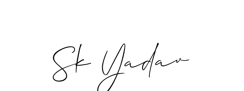 Check out images of Autograph of Sk Yadav name. Actor Sk Yadav Signature Style. Allison_Script is a professional sign style online. Sk Yadav signature style 2 images and pictures png