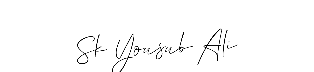 Once you've used our free online signature maker to create your best signature Allison_Script style, it's time to enjoy all of the benefits that Sk Yousub Ali name signing documents. Sk Yousub Ali signature style 2 images and pictures png