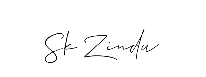You can use this online signature creator to create a handwritten signature for the name Sk Zindu. This is the best online autograph maker. Sk Zindu signature style 2 images and pictures png