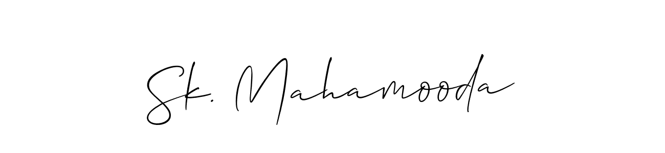 Best and Professional Signature Style for Sk. Mahamooda. Allison_Script Best Signature Style Collection. Sk. Mahamooda signature style 2 images and pictures png