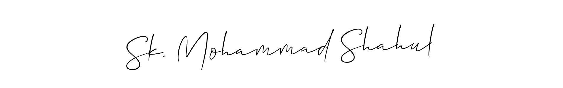 It looks lik you need a new signature style for name Sk. Mohammad Shahul. Design unique handwritten (Allison_Script) signature with our free signature maker in just a few clicks. Sk. Mohammad Shahul signature style 2 images and pictures png