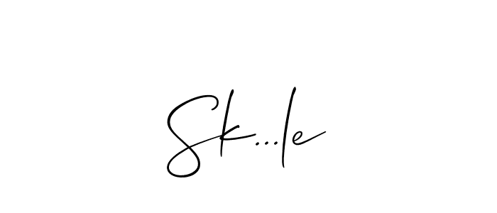 Make a short Sk...le signature style. Manage your documents anywhere anytime using Allison_Script. Create and add eSignatures, submit forms, share and send files easily. Sk...le signature style 2 images and pictures png