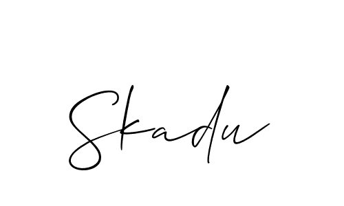 Here are the top 10 professional signature styles for the name Skadu. These are the best autograph styles you can use for your name. Skadu signature style 2 images and pictures png