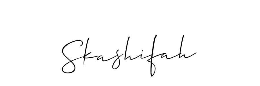 You can use this online signature creator to create a handwritten signature for the name Skashifah. This is the best online autograph maker. Skashifah signature style 2 images and pictures png
