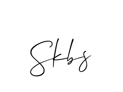 Skbs stylish signature style. Best Handwritten Sign (Allison_Script) for my name. Handwritten Signature Collection Ideas for my name Skbs. Skbs signature style 2 images and pictures png