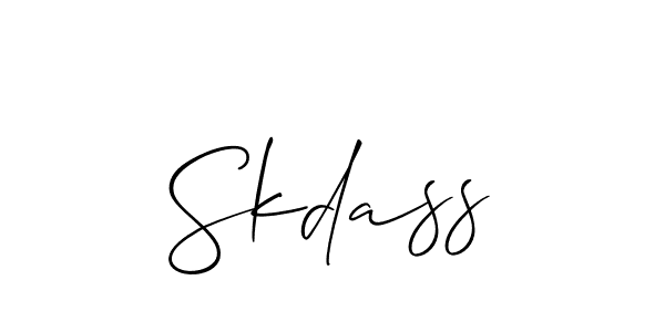 Once you've used our free online signature maker to create your best signature Allison_Script style, it's time to enjoy all of the benefits that Skdass name signing documents. Skdass signature style 2 images and pictures png