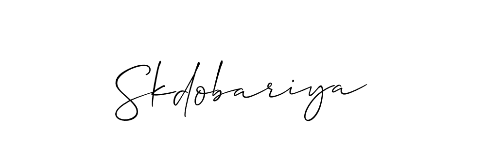 You can use this online signature creator to create a handwritten signature for the name Skdobariya. This is the best online autograph maker. Skdobariya signature style 2 images and pictures png