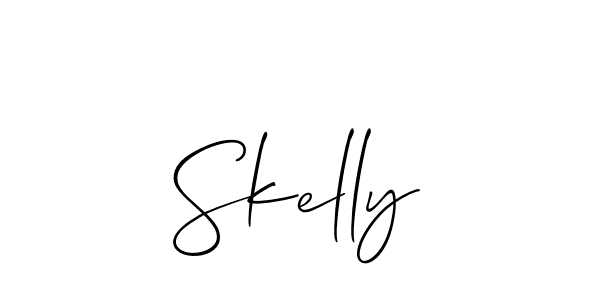 Best and Professional Signature Style for Skelly. Allison_Script Best Signature Style Collection. Skelly signature style 2 images and pictures png