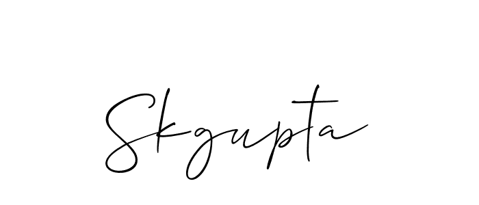 Make a short Skgupta signature style. Manage your documents anywhere anytime using Allison_Script. Create and add eSignatures, submit forms, share and send files easily. Skgupta signature style 2 images and pictures png