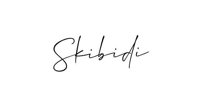 Also You can easily find your signature by using the search form. We will create Skibidi name handwritten signature images for you free of cost using Allison_Script sign style. Skibidi signature style 2 images and pictures png