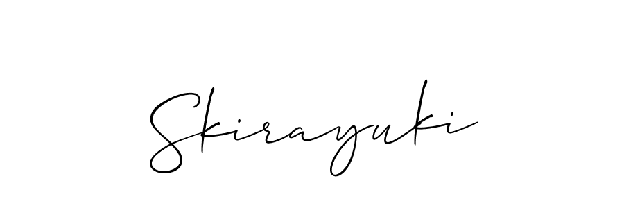 Check out images of Autograph of Skirayuki name. Actor Skirayuki Signature Style. Allison_Script is a professional sign style online. Skirayuki signature style 2 images and pictures png