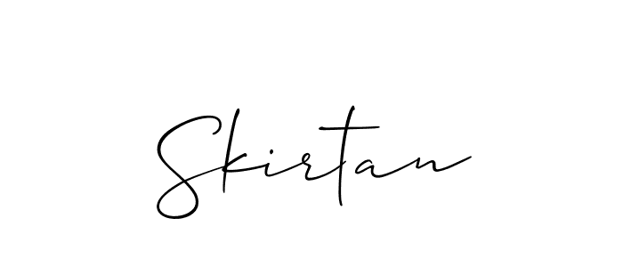 if you are searching for the best signature style for your name Skirtan. so please give up your signature search. here we have designed multiple signature styles  using Allison_Script. Skirtan signature style 2 images and pictures png