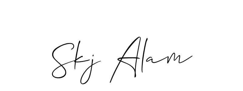 Similarly Allison_Script is the best handwritten signature design. Signature creator online .You can use it as an online autograph creator for name Skj Alam. Skj Alam signature style 2 images and pictures png