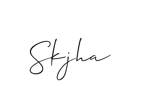 Check out images of Autograph of Skjha name. Actor Skjha Signature Style. Allison_Script is a professional sign style online. Skjha signature style 2 images and pictures png