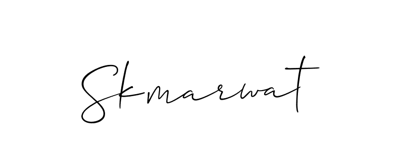 Make a beautiful signature design for name Skmarwat. With this signature (Allison_Script) style, you can create a handwritten signature for free. Skmarwat signature style 2 images and pictures png