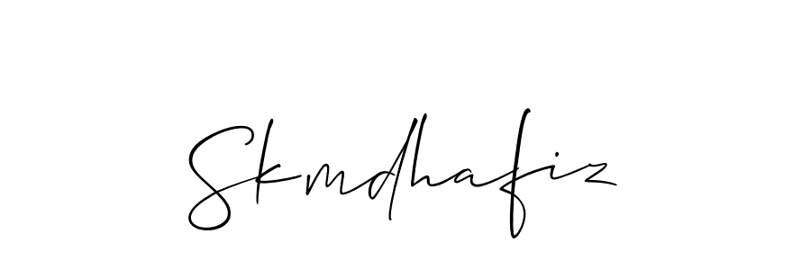 How to Draw Skmdhafiz signature style? Allison_Script is a latest design signature styles for name Skmdhafiz. Skmdhafiz signature style 2 images and pictures png