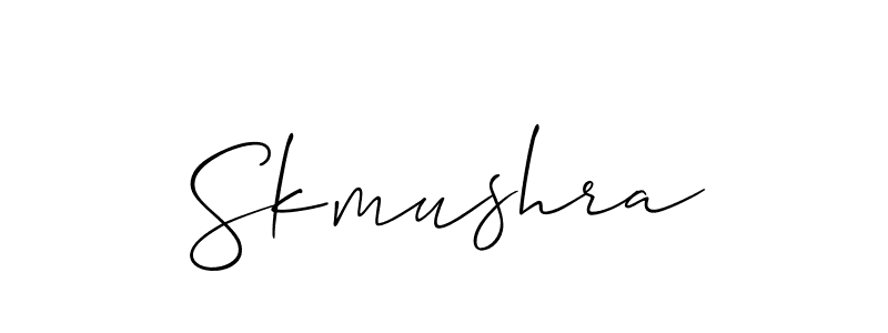 Make a beautiful signature design for name Skmushra. Use this online signature maker to create a handwritten signature for free. Skmushra signature style 2 images and pictures png