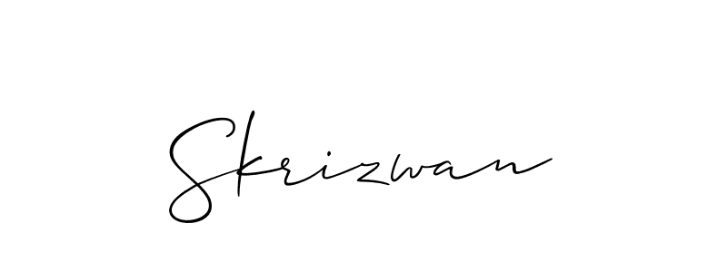 This is the best signature style for the Skrizwan name. Also you like these signature font (Allison_Script). Mix name signature. Skrizwan signature style 2 images and pictures png