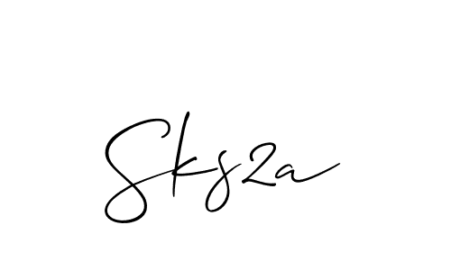 Also we have Sks2a name is the best signature style. Create professional handwritten signature collection using Allison_Script autograph style. Sks2a signature style 2 images and pictures png