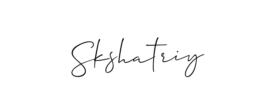 Make a beautiful signature design for name Skshatriy. Use this online signature maker to create a handwritten signature for free. Skshatriy signature style 2 images and pictures png