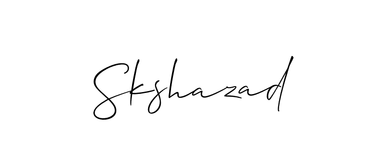 Make a beautiful signature design for name Skshazad. Use this online signature maker to create a handwritten signature for free. Skshazad signature style 2 images and pictures png